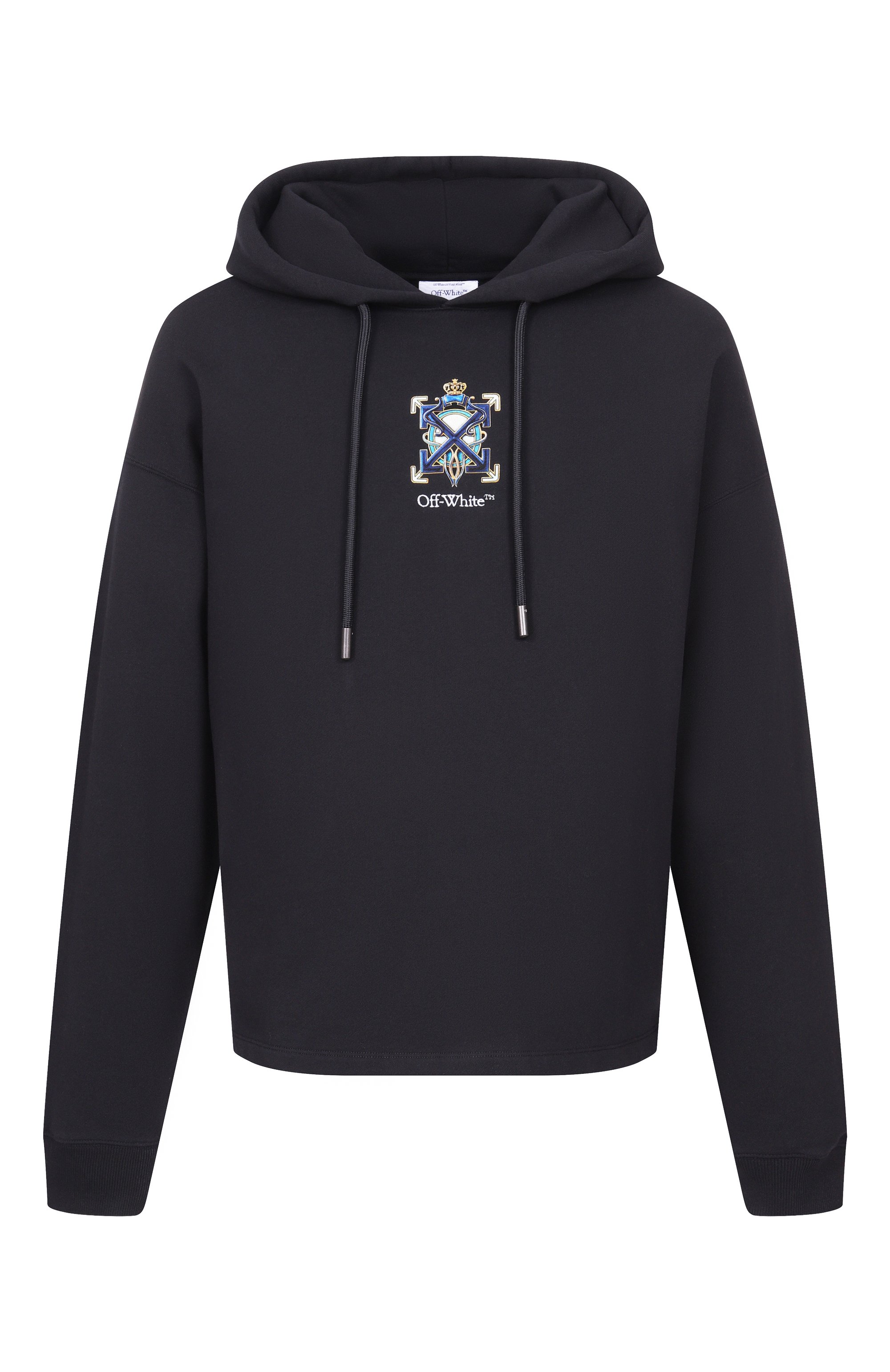 Хлопковое худи OFF-WHITE, арт. 0MBB12MS26FLE002, фото 1