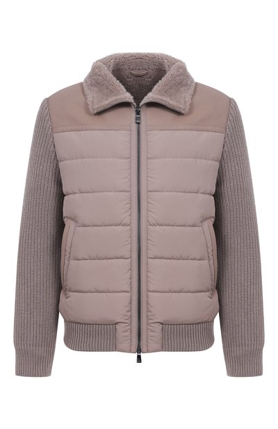 Мужская комбинированный бомбер CORNELIANI, арт. 26L5N4-2620108