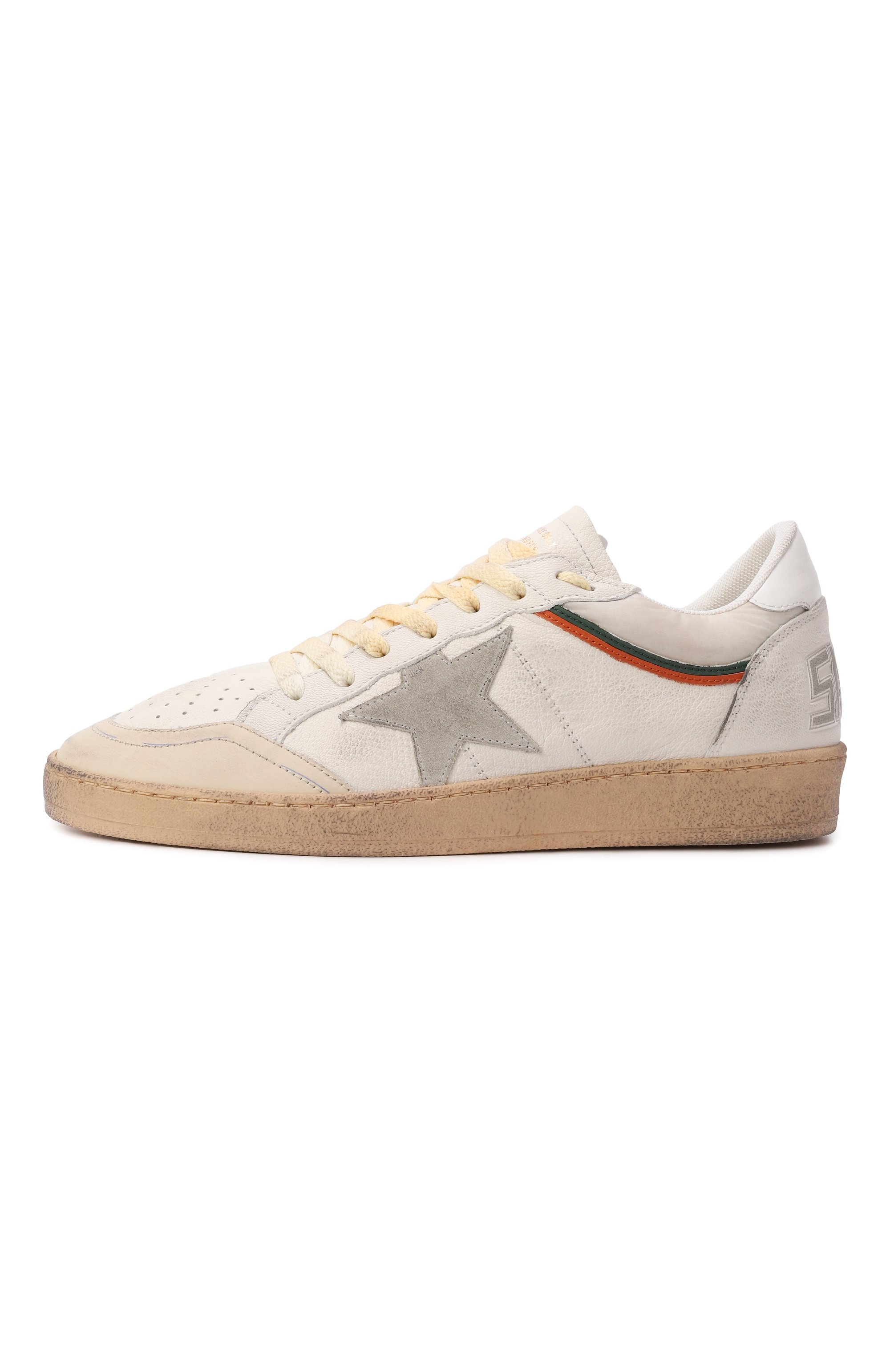 Кожаные кеды ball star GOLDEN GOOSE DELUXE BRAND, арт. GMF00771.F006871, фото 4