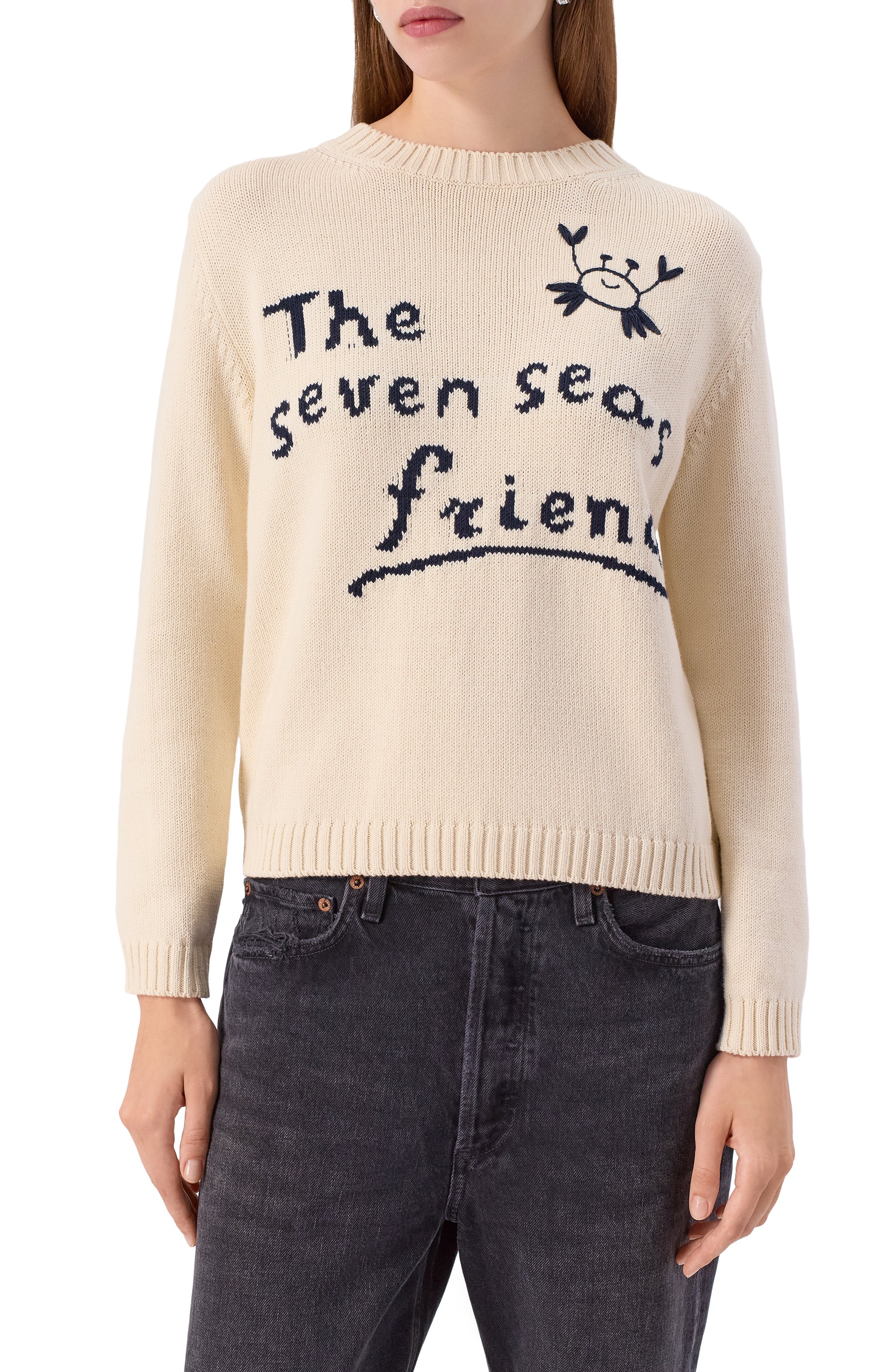 Хлопковый свитер WEEKEND MAX MARA, арт. NESP0LA, фото 3