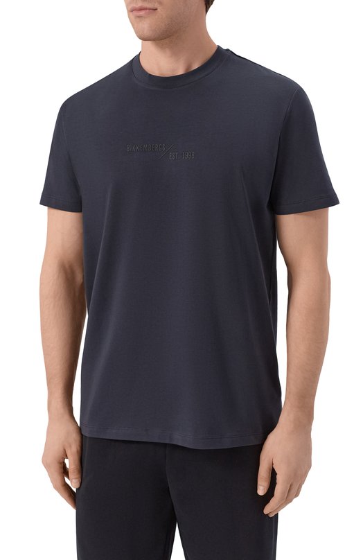 Хлопковая футболка Dirk Bikkembergs BMT1579 Чёрный  BMT1579 Фото 3