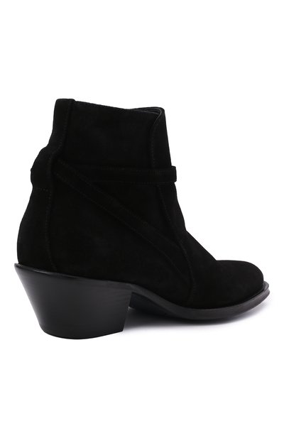 Замшевые казаки SAINT LAURENT, арт. 670251/1NZ00, фото 4