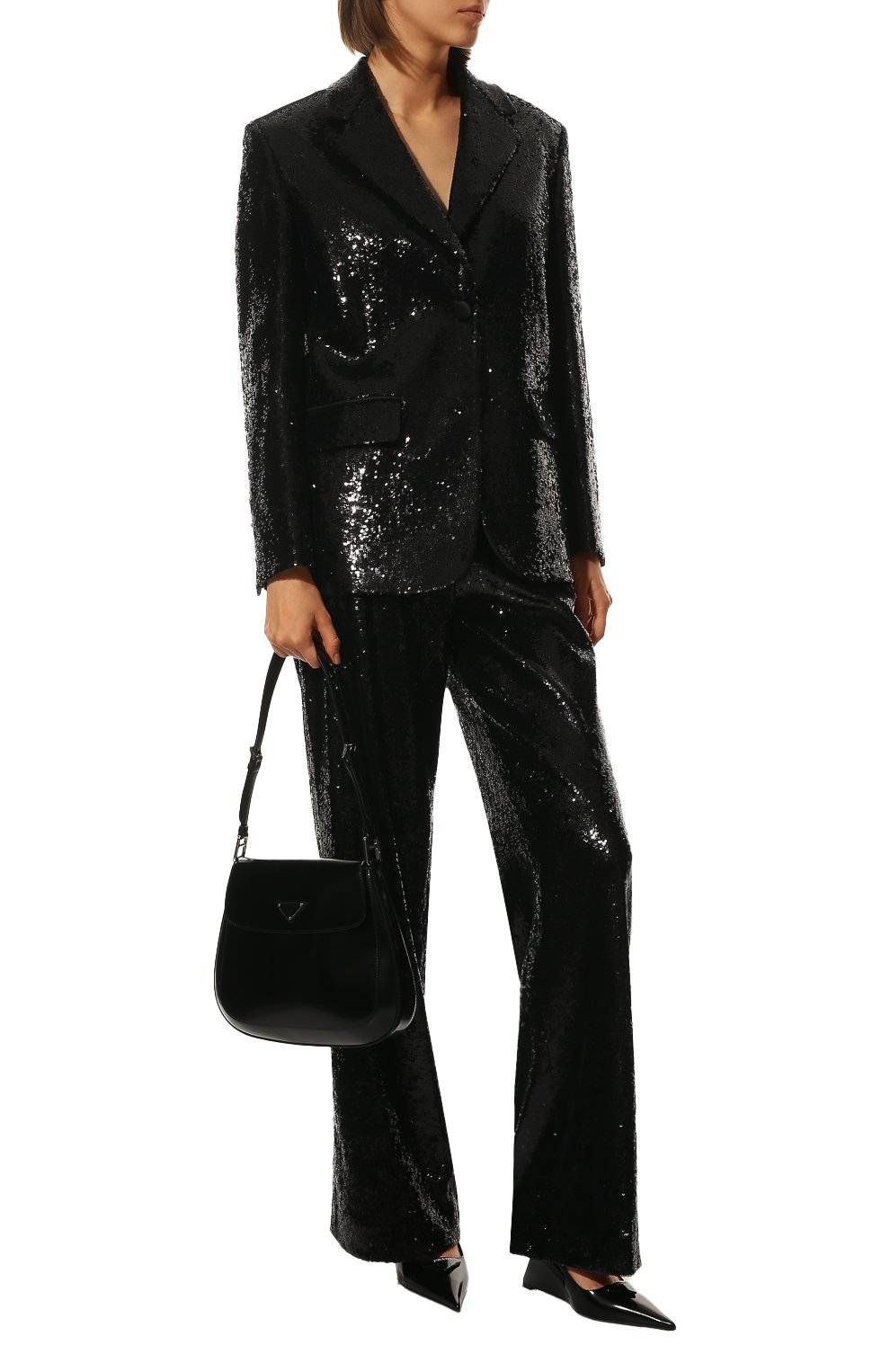 Жакет с отделкой пайетками PRADA, арт. P518MR-10AI-F0002-221, фото 2