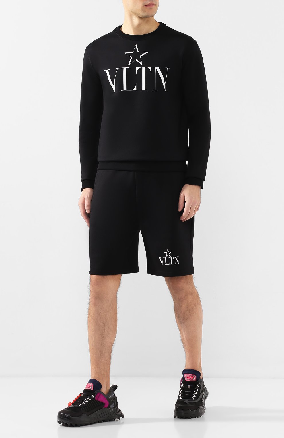 Хлопковый свитшот VALENTINO, арт. TV3MF10V63A, фото 2