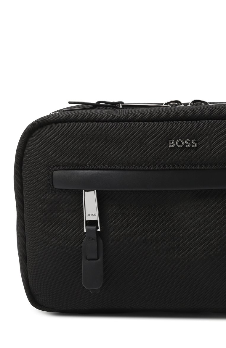 Мужской текстильный несессер BOSS черного цвета, арт. 50541571 | Фото 2 (Материал: Текстиль; Размер: small)