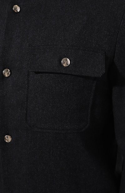 Куртка-рубашка из шерсти и кашемира MARCO PESCAROLO, арт. 0VER/4834, фото 5