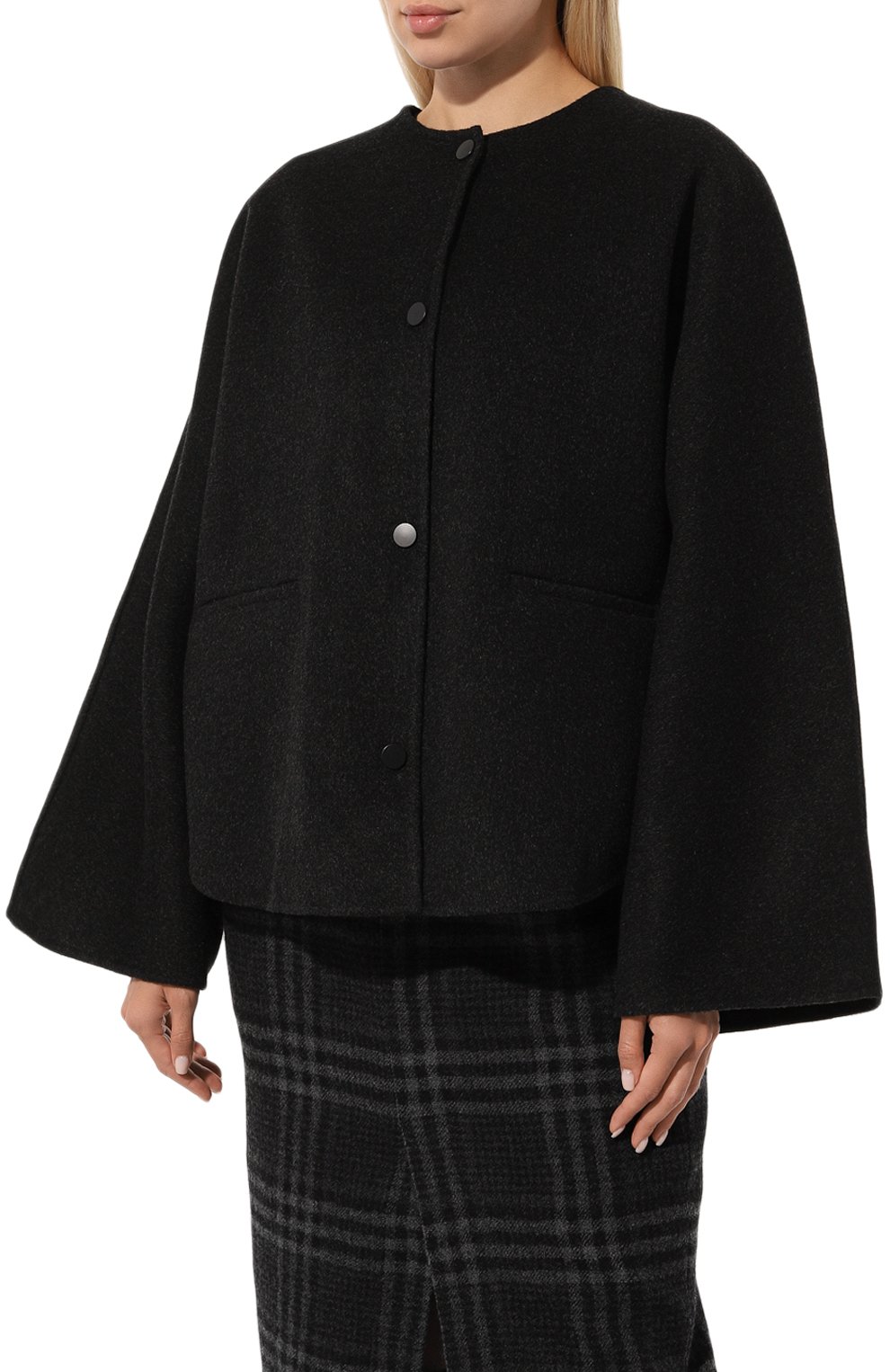 Шерстяное полупальто ERIKA CAVALLINI, арт. P4WW02, фото 6