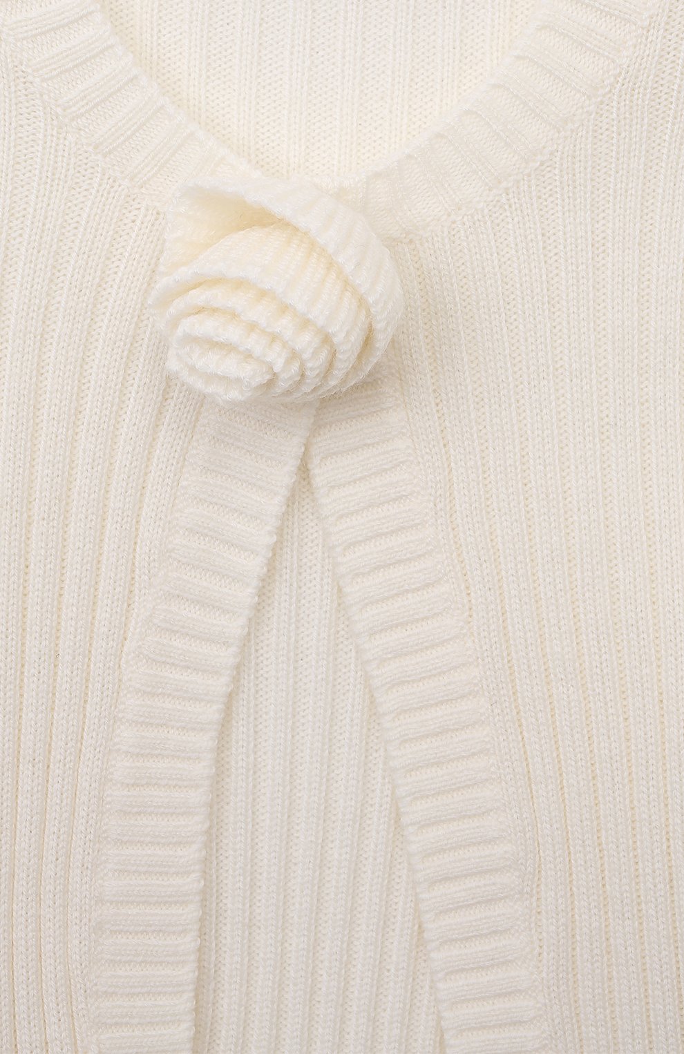 Кардиган BLUMARINE белого цвета по цене 14700 руб., арт. IF3062MA51I, фото 3 Кардиган BLUMARINE, арт. IF3062MA51I, фото 3