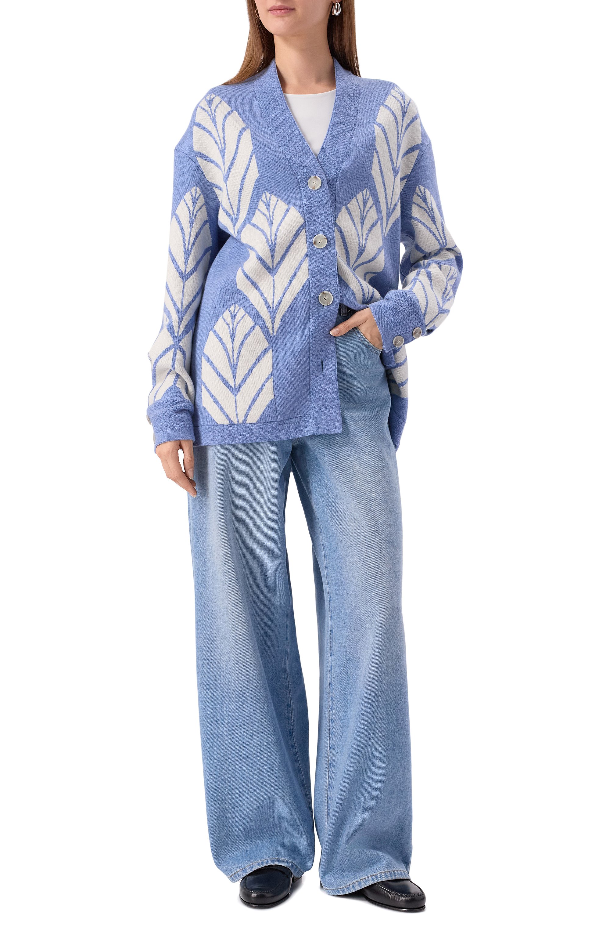 Кардиган из шерсти и кашемира FREEAGE, арт. W26.CR090.2030.401, фото 2