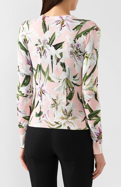 Шелковый кардиган DOLCE & GABBANA, арт. FX138Z/JAHGD, фото 4