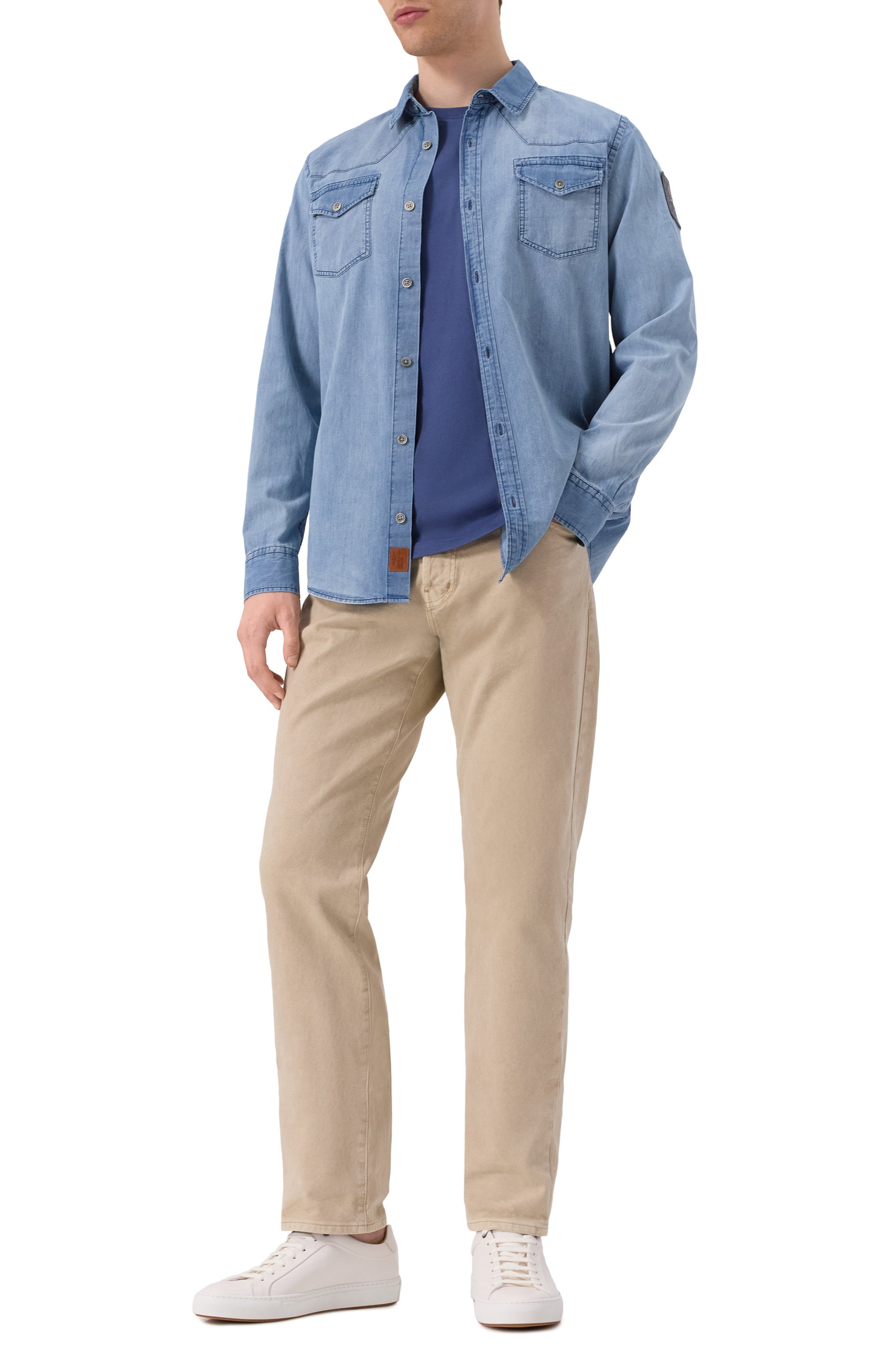 Хлопковая футболка PAUL&SHARK, арт. 15311607, фото 2