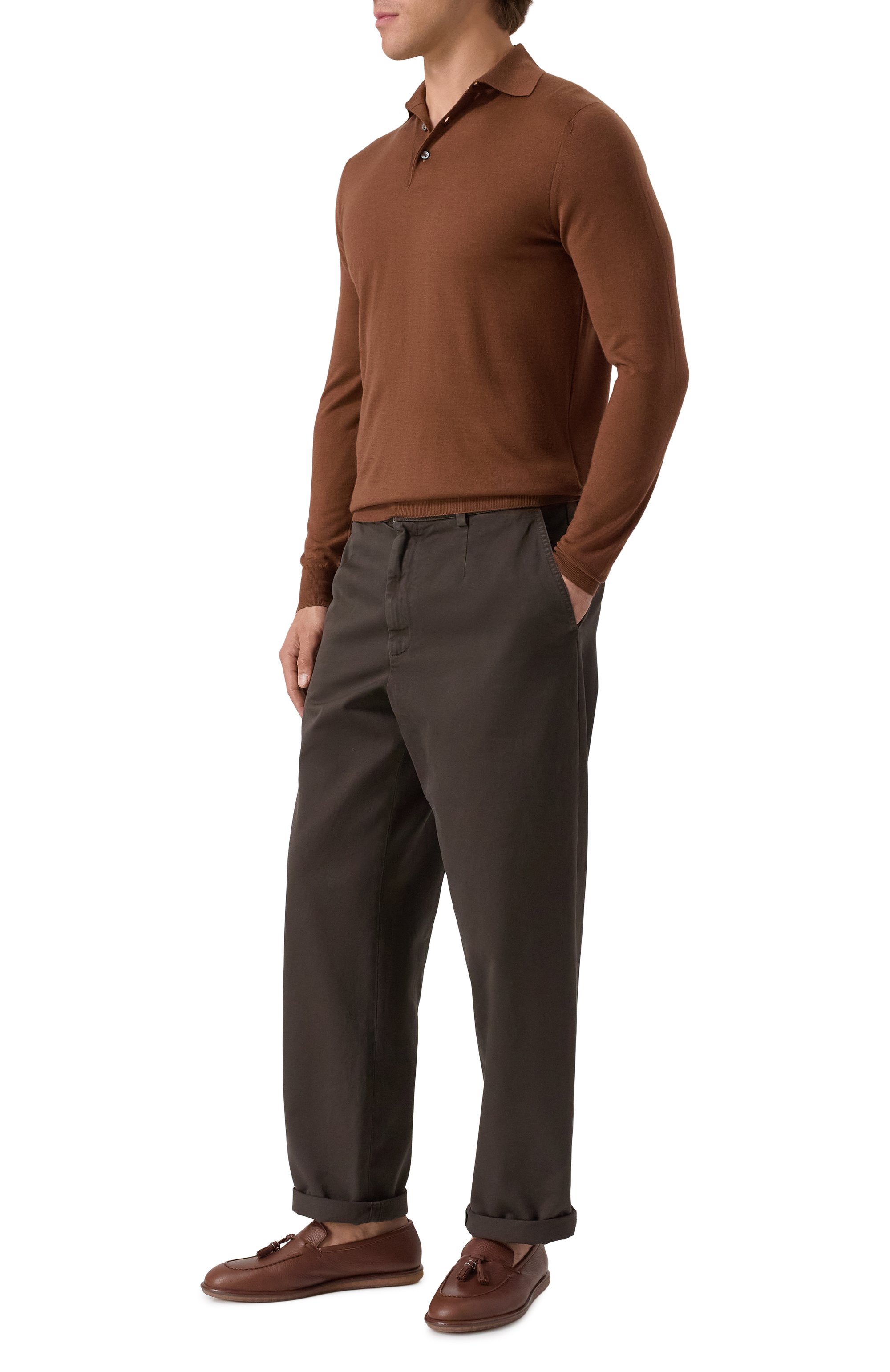 Кожаные лоферы ZILLI, арт. H0182AM1961VZPU00, фото 2