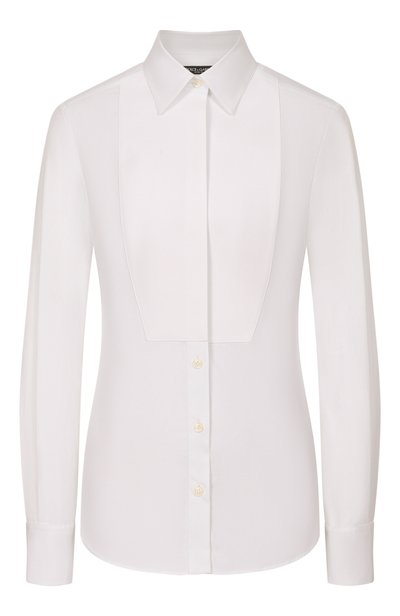 Женская хлопковая рубашка DOLCE & GABBANA, арт. F5K50T/FUEFM