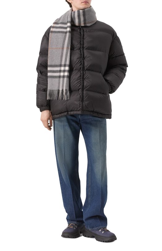 Кашемировый шарф Burberry 8077881 Серый  8077881 Фото 2