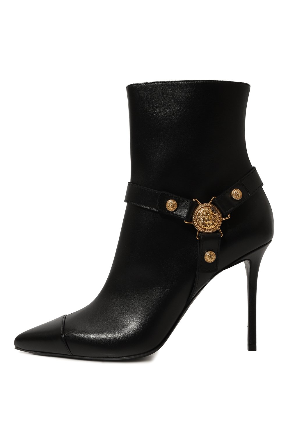 Кожаные ботильоны eva 95 BALMAIN, арт. DN1TE012/LVIT, фото 4