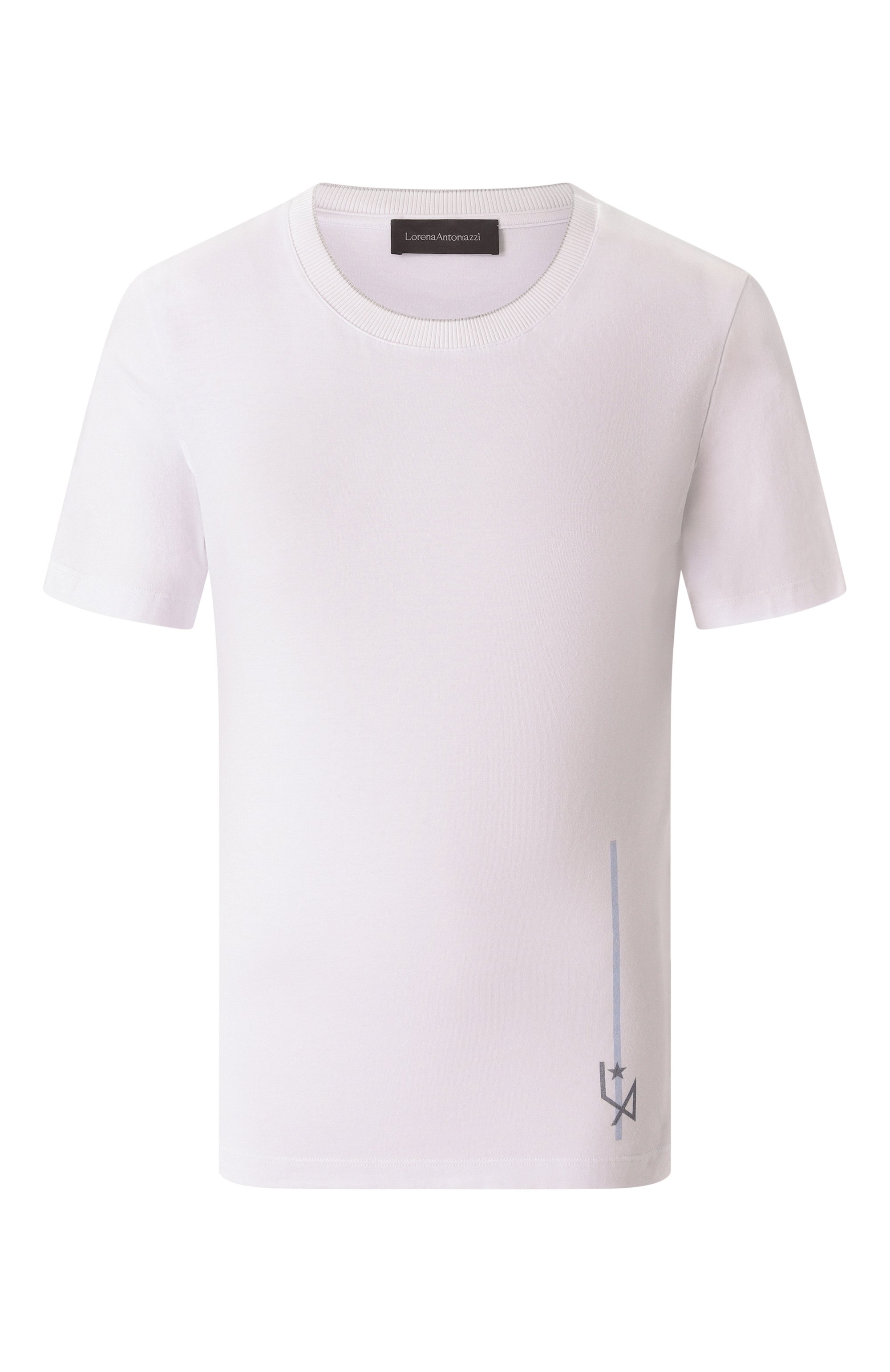 Хлопковая футболка LORENA ANTONIAZZI, арт. P2575TS24B/9783, фото 1