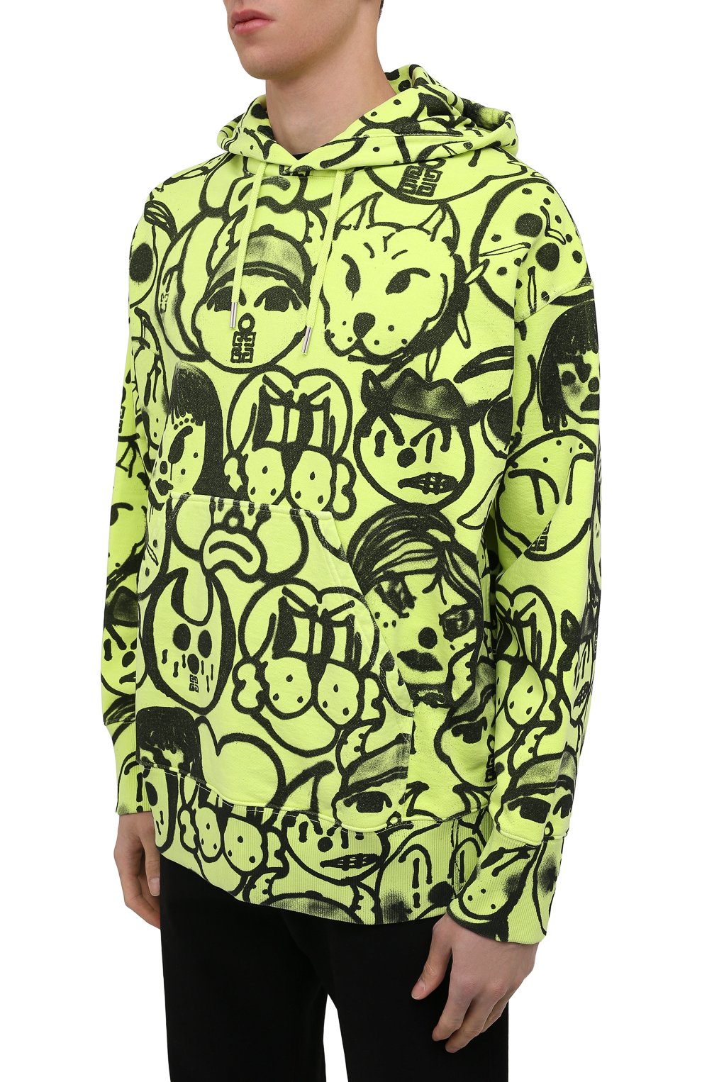 Хлопковое худи GIVENCHY, арт. BMJ0E530S5, фото 3