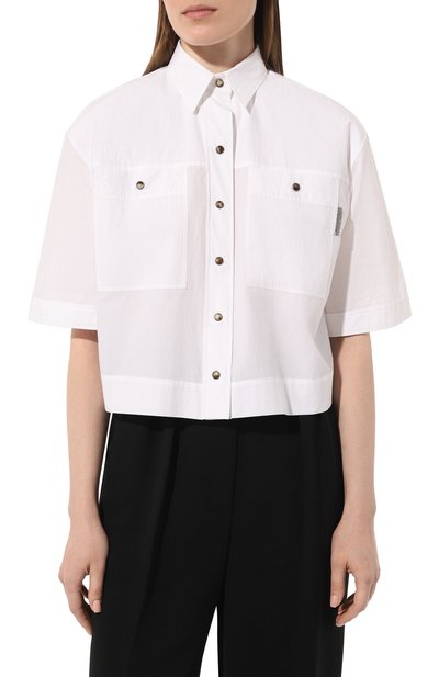 Хлопковая рубашка BRUNELLO CUCINELLI, арт. ML949B1348, фото 3