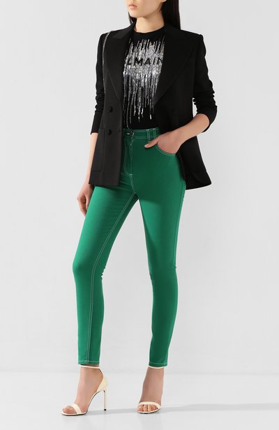 Хлопковая футболка BALMAIN, арт. TF01351/P040, фото 2