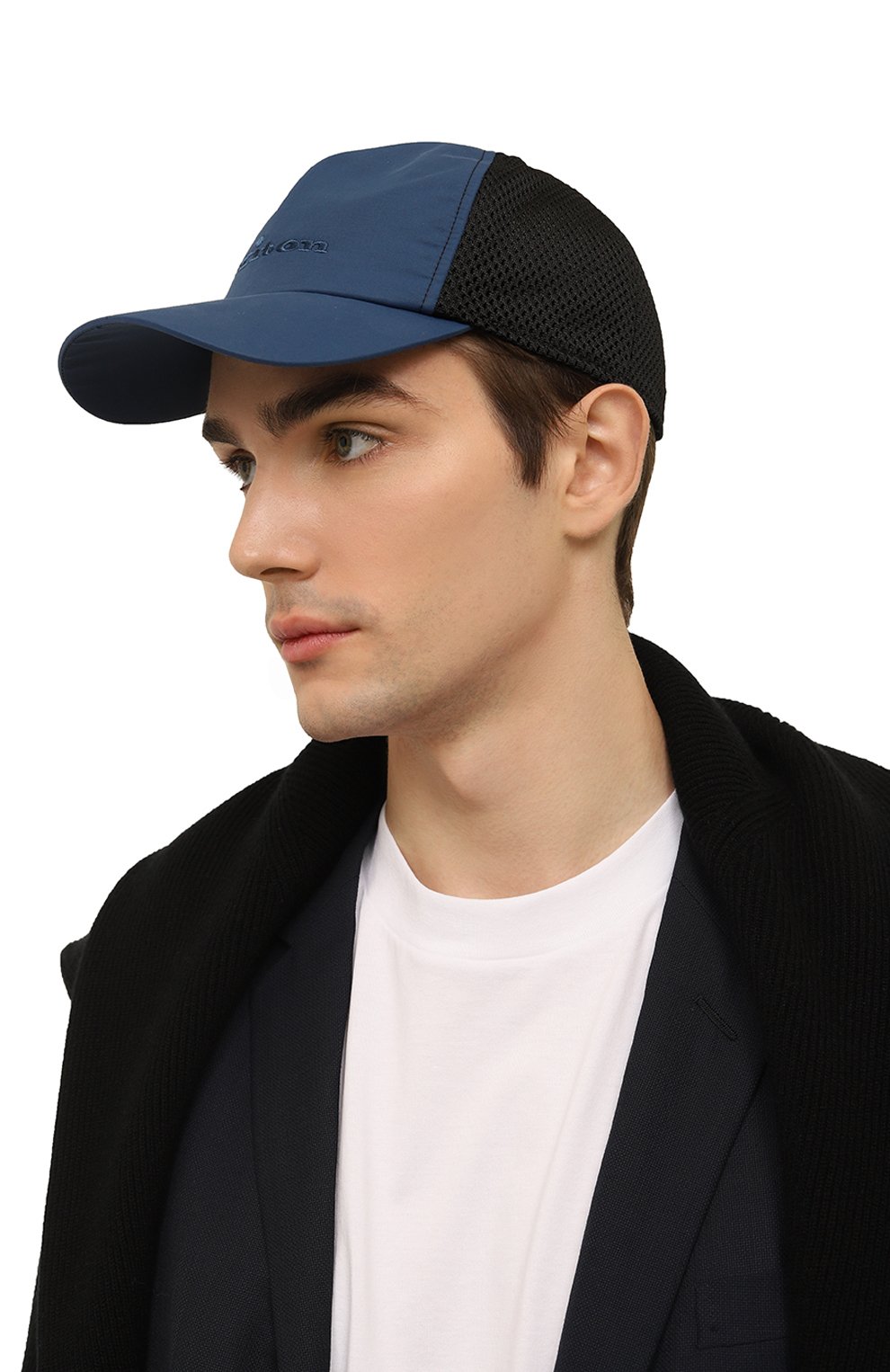 Бейсболка KITON синего цвета по цене 31550 руб., арт. UCAPP49XB6053, фото 2 Бейсболка KITON, арт. UCAPP49XB6053, фото 2