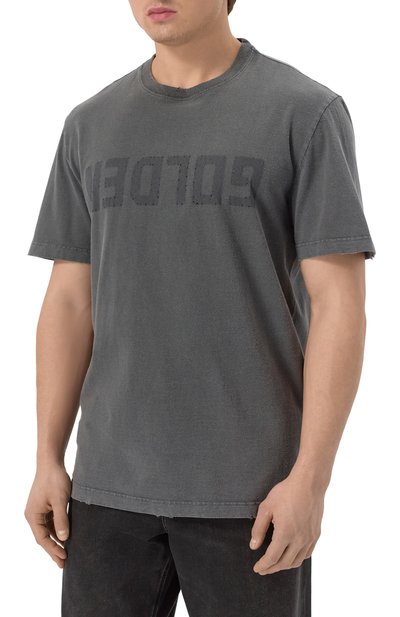 Хлопковая футболка GOLDEN GOOSE DELUXE BRAND, арт. GMP01220.P000671, фото 3