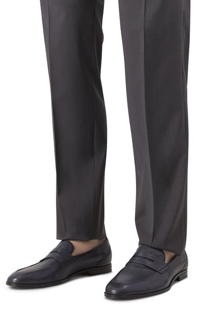 Кожаные пенни-лоферы windsor BALLY, арт. MSF0E1/CE002, фот�о 3