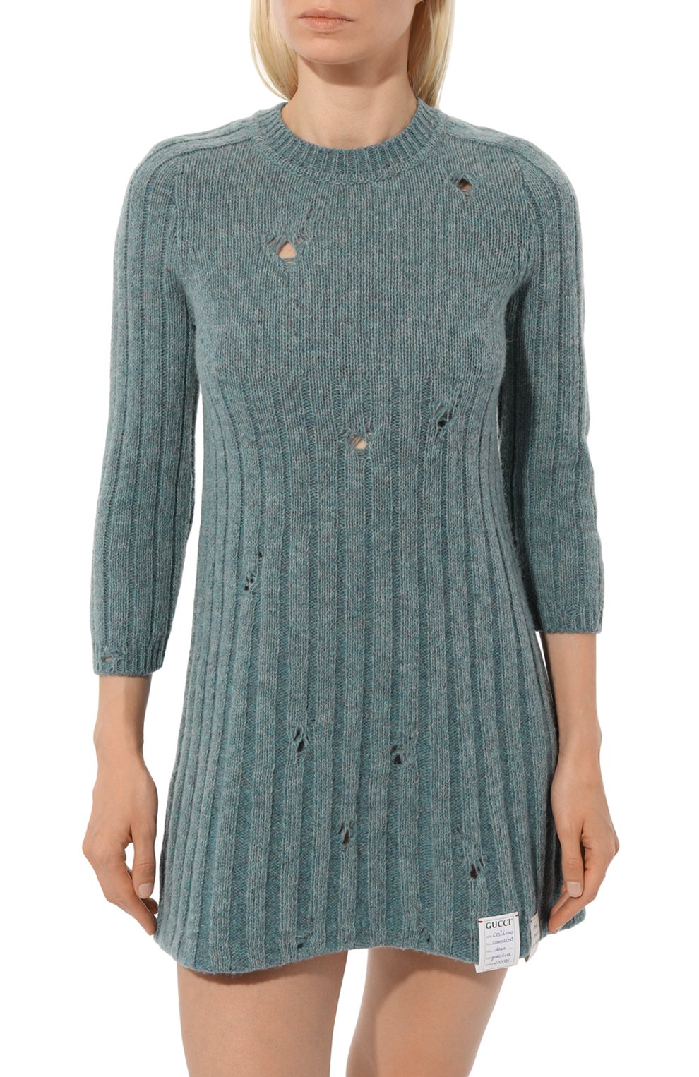 Шерстяное платье GUCCI, арт. 635140 XKBMT, фото 3