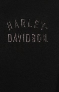 Мужской толстовка HARLEY-DAVIDSON черного цвета, арт. 96018-23VM | Фото 5 (Рукава: Длинные; Материал внешний: Синтетический материал, Хлопок; Длина (для топов): Стандартные; Стили: Гранж; Принт: С принтом; Мужское Кросс-КТ: Худи-одежда; Материал сплава: Проставлено; Драгоценн�ые камни: Проставлено)