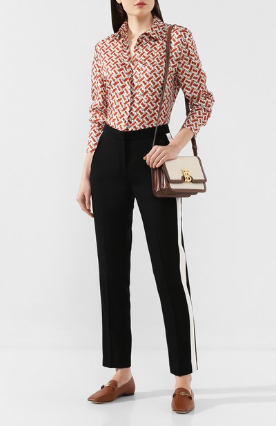 Кожаные лоферы BURBERRY, арт. 8015571, фото 2