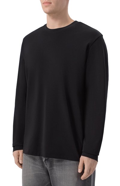 Хлопковый лонгслив ATTACHMENT, арт. AJ61-047, фото 3