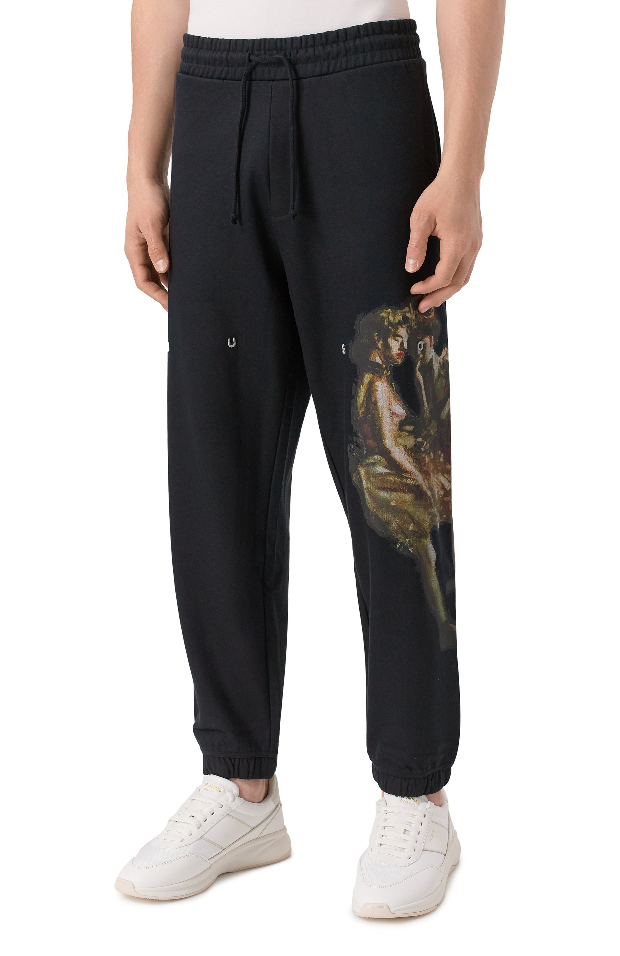 Хлопковые джоггеры HUGO, арт. 50546000, фото 3