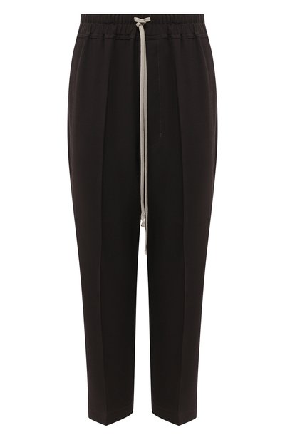 Женские брюки из шерсти и вискозы RICK OWENS, арт. RP20F2303/WE