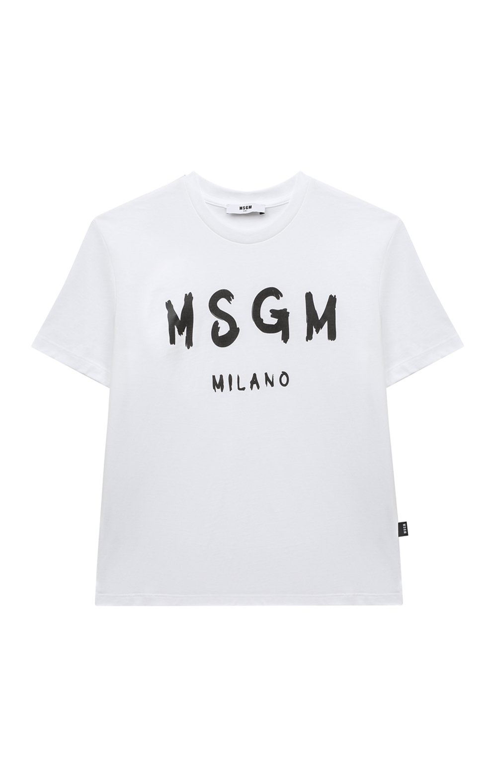 Хлопковая футболка MSGM KIDS, арт. F3MSJUTH011, фото 1