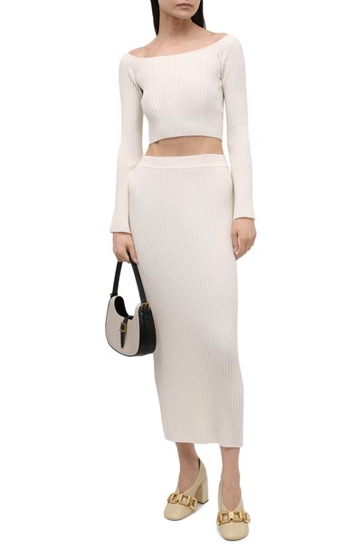 Юбка из шерсти и кашемира CHLOÉ, арт. CHC22SMJ01510, фото 2