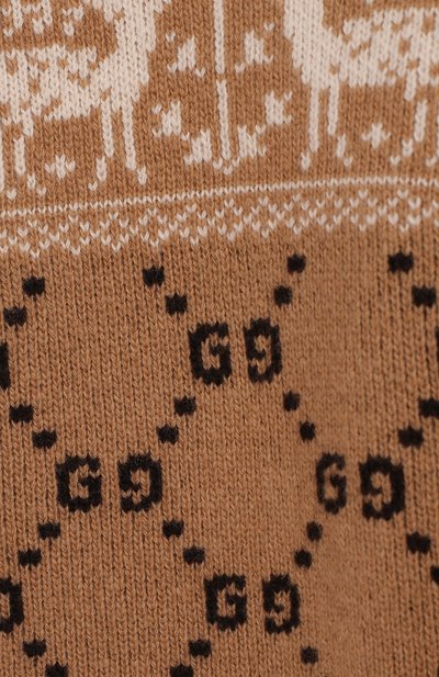 Шерстяной пуловер с принтом GUCCI, арт. 522556/X1590, фото 3