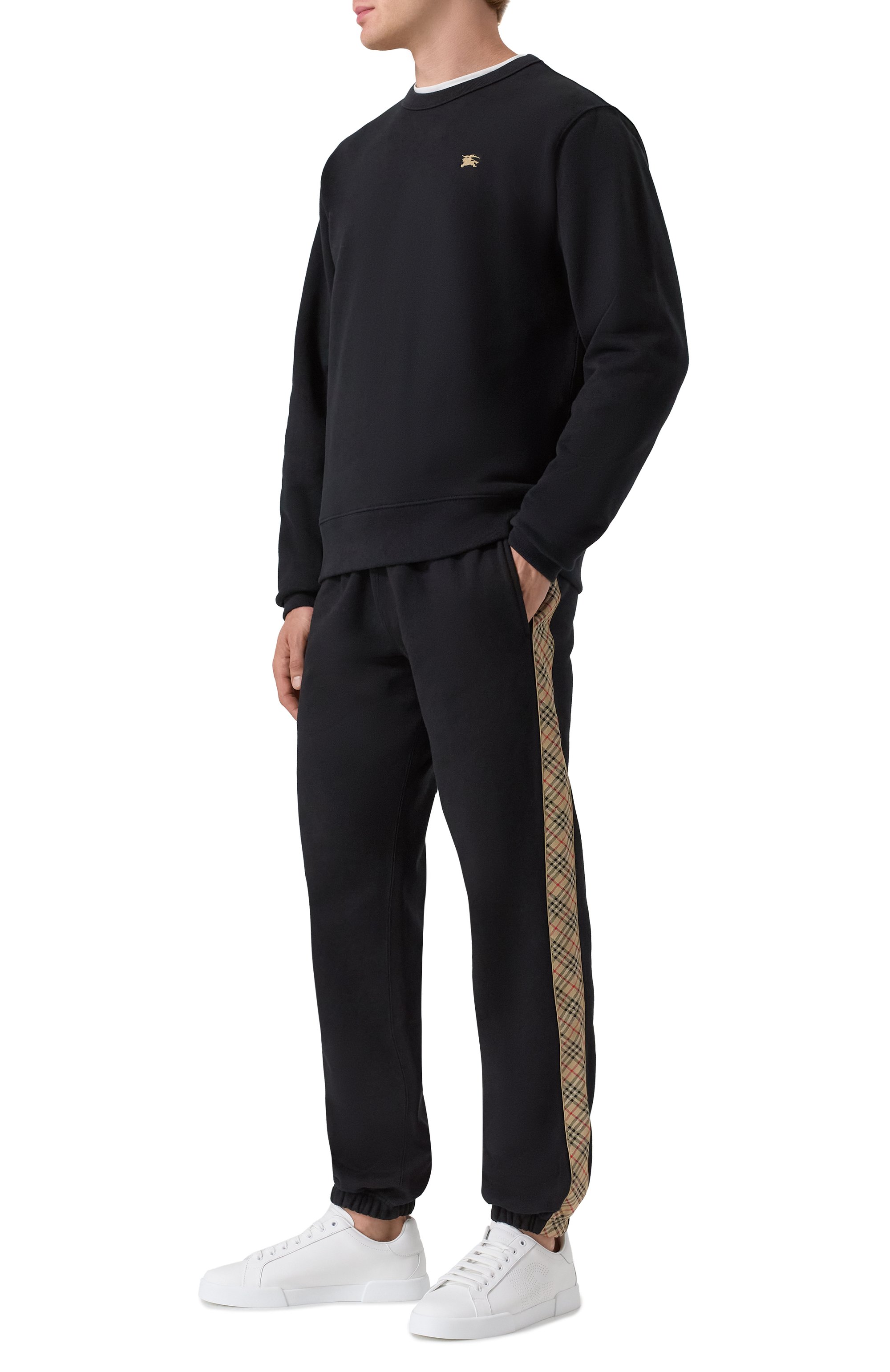 Хлопковые джоггеры BURBERRY, арт. 8110791, фото 2