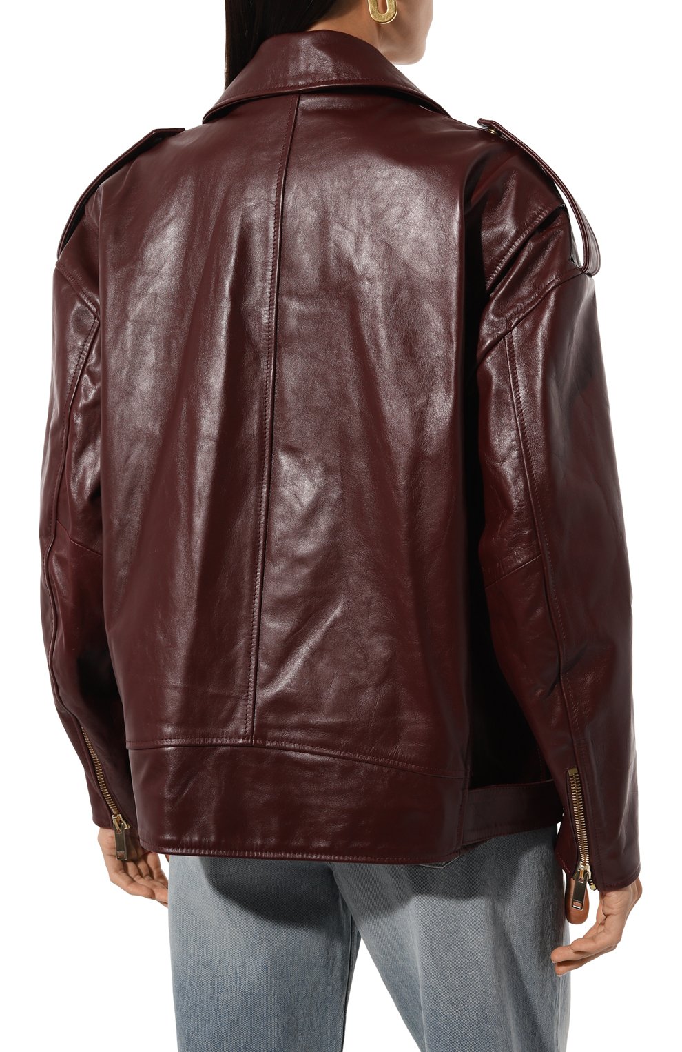 Кожаная куртка HALFBOY, арт. HFW241WLBK079, фото 4