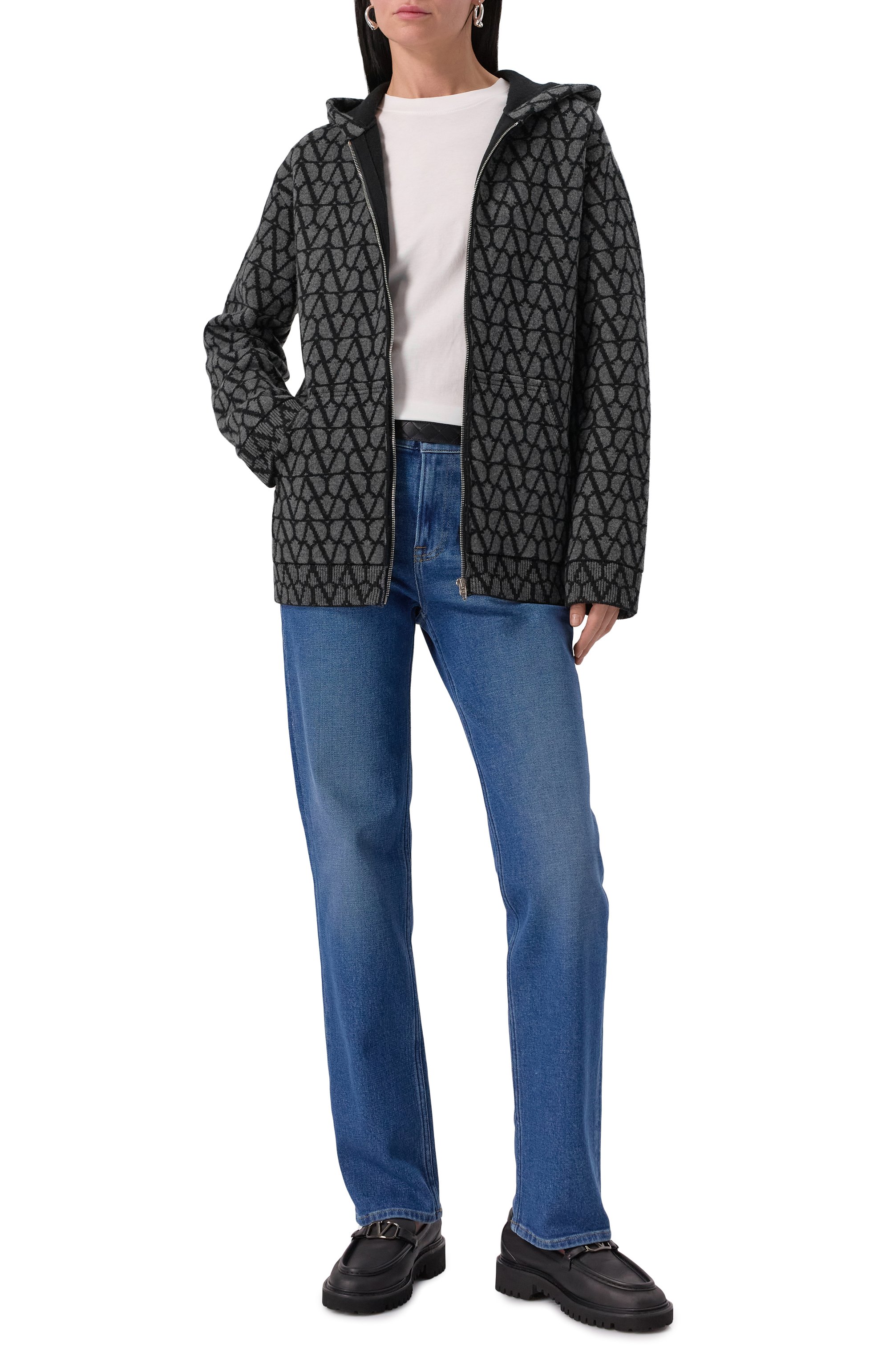 Шерстяной кардиган VALENTINO, арт. 5B3KE02Z8P0, фото 2