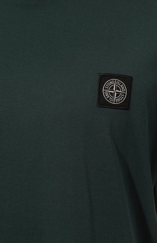 фото Хлопковая футболка stone island