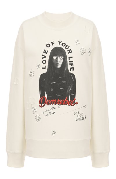 Женский хлопковый свитшот DOMREBEL, арт. Y0UR L0VE SWEATSHIRT
