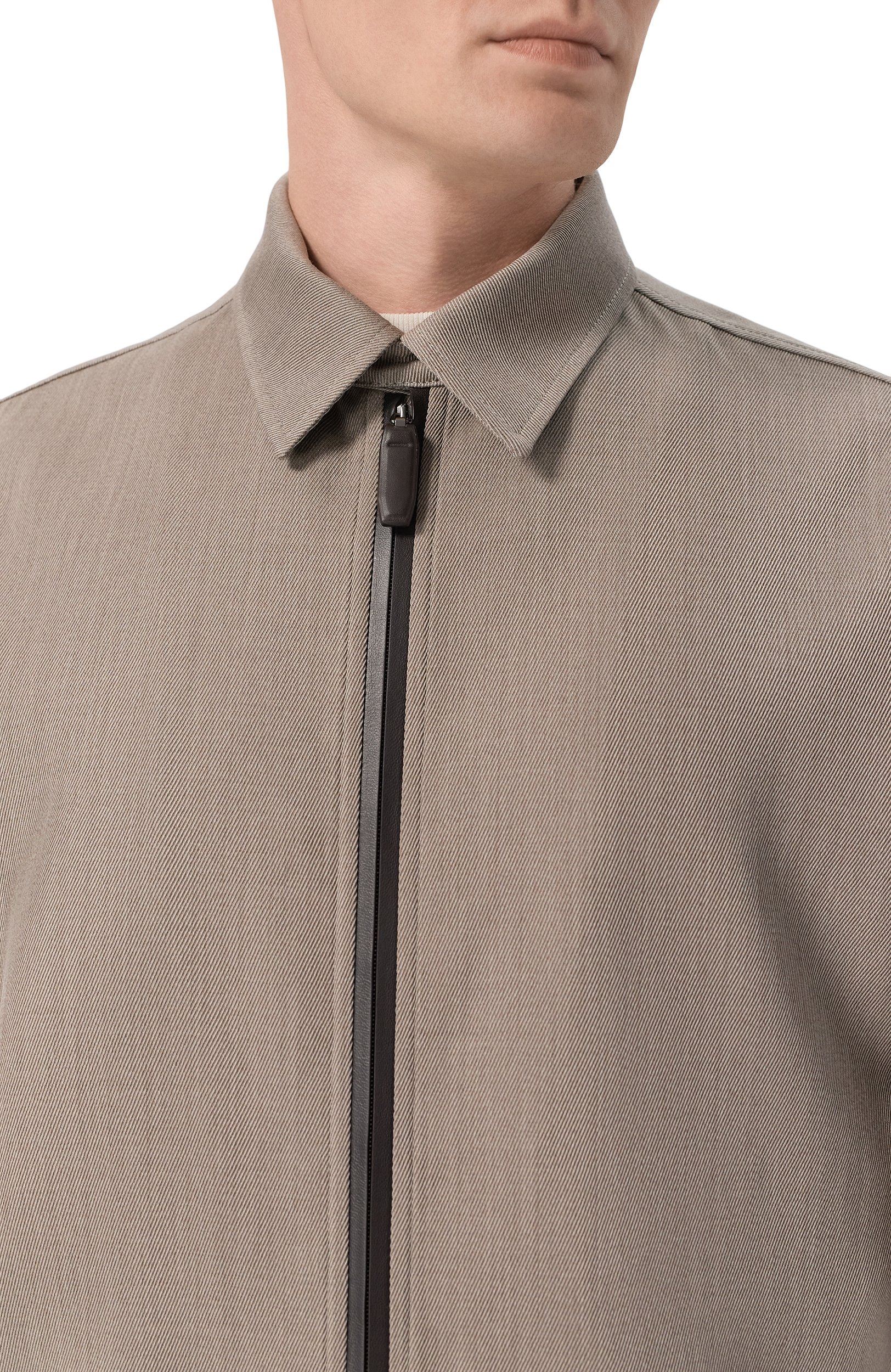 Шерстяной бомбер BRIONI, арт. SLWX0L/0EA41, фото 5