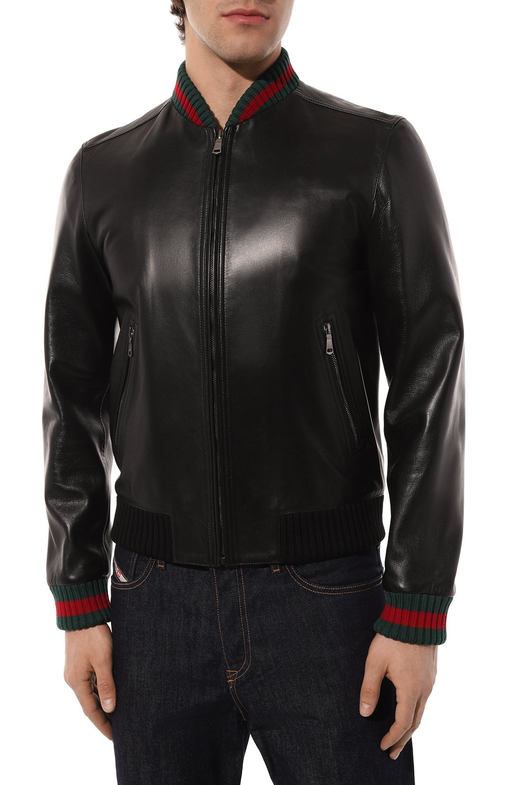 Кожаный бомбер GUCCI, арт. 431343 XG206, фото 3