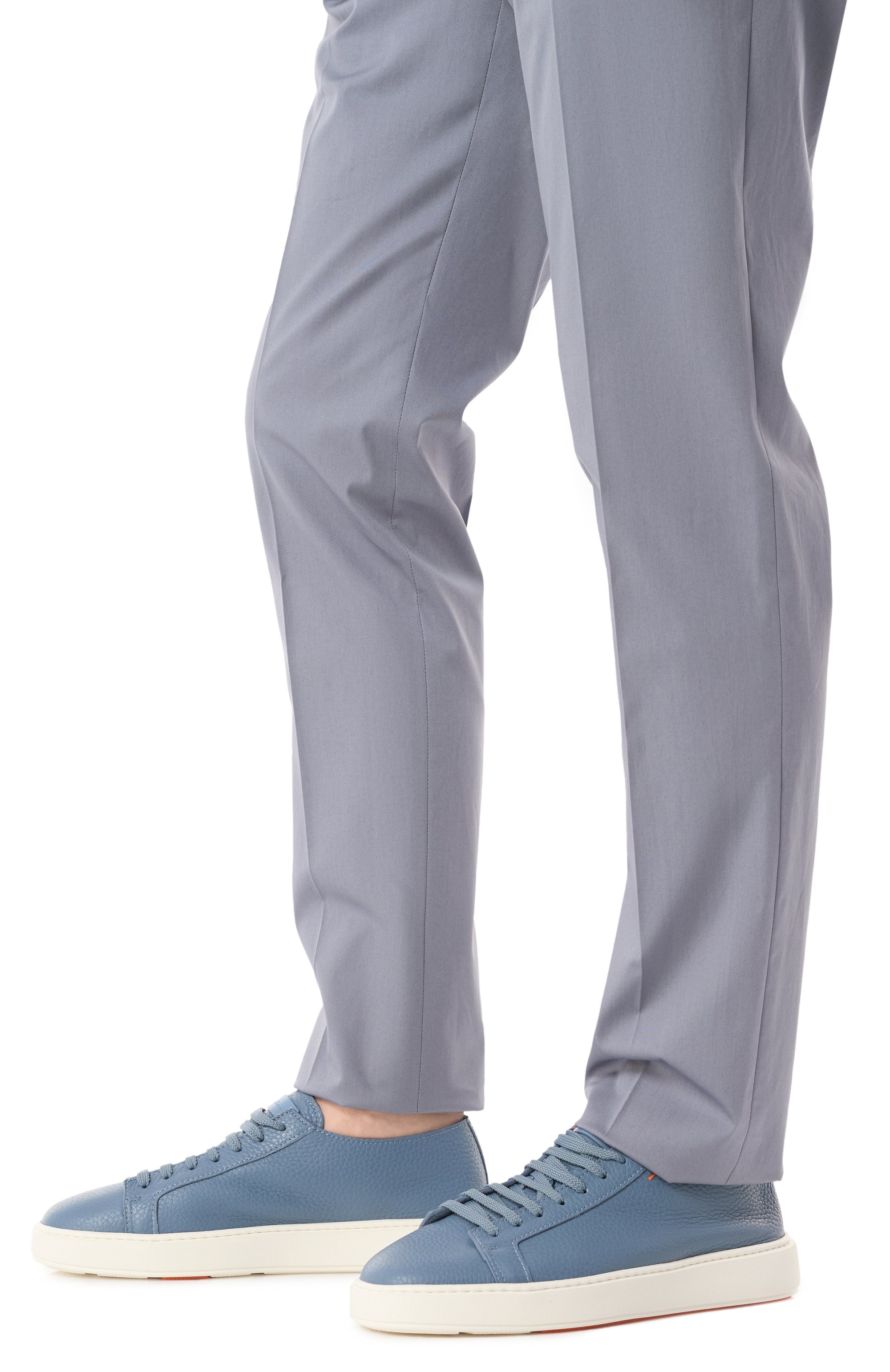 Кожаные кеды cleanic SANTONI, арт. MBCG21571BARCMMD, фото 3