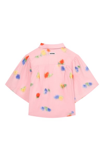 Хлопковая рубашка MSGM KIDS, арт. S6MSJGSI207