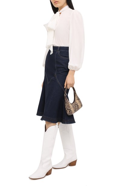 Кожаные сапоги willa BY FAR белого цвета по цене 89900 руб., арт. 20FWWLDWHGRL, фото 2 Кожаные сапоги willa BY FAR, арт. 20FWWLDWHGRL, фото 2