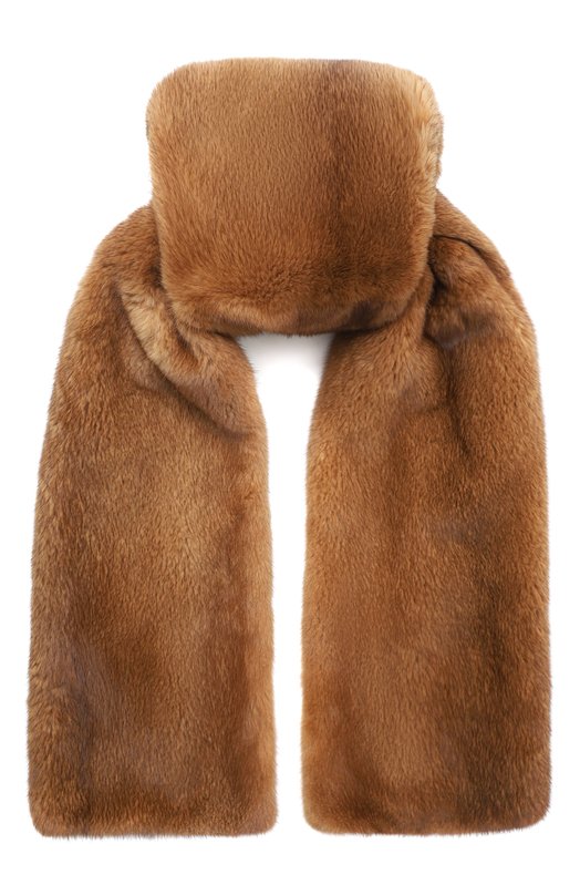 Меховой шарф из норки Giulia Gurman SHG Коричневый SHG