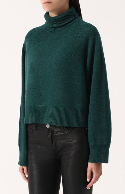 Шерстяной укороченный свитер с металлизированной нитью ZADIG AND VOLTAIRE, арт. WFMS1101F, фото 3