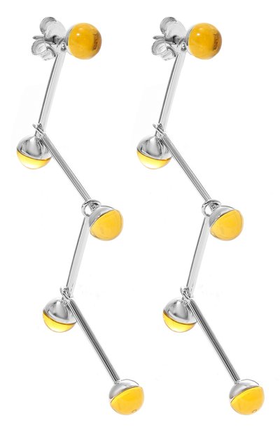 Серьги-мобили с цитрином AVGVST, арт. 1005921-01-8, фото 3