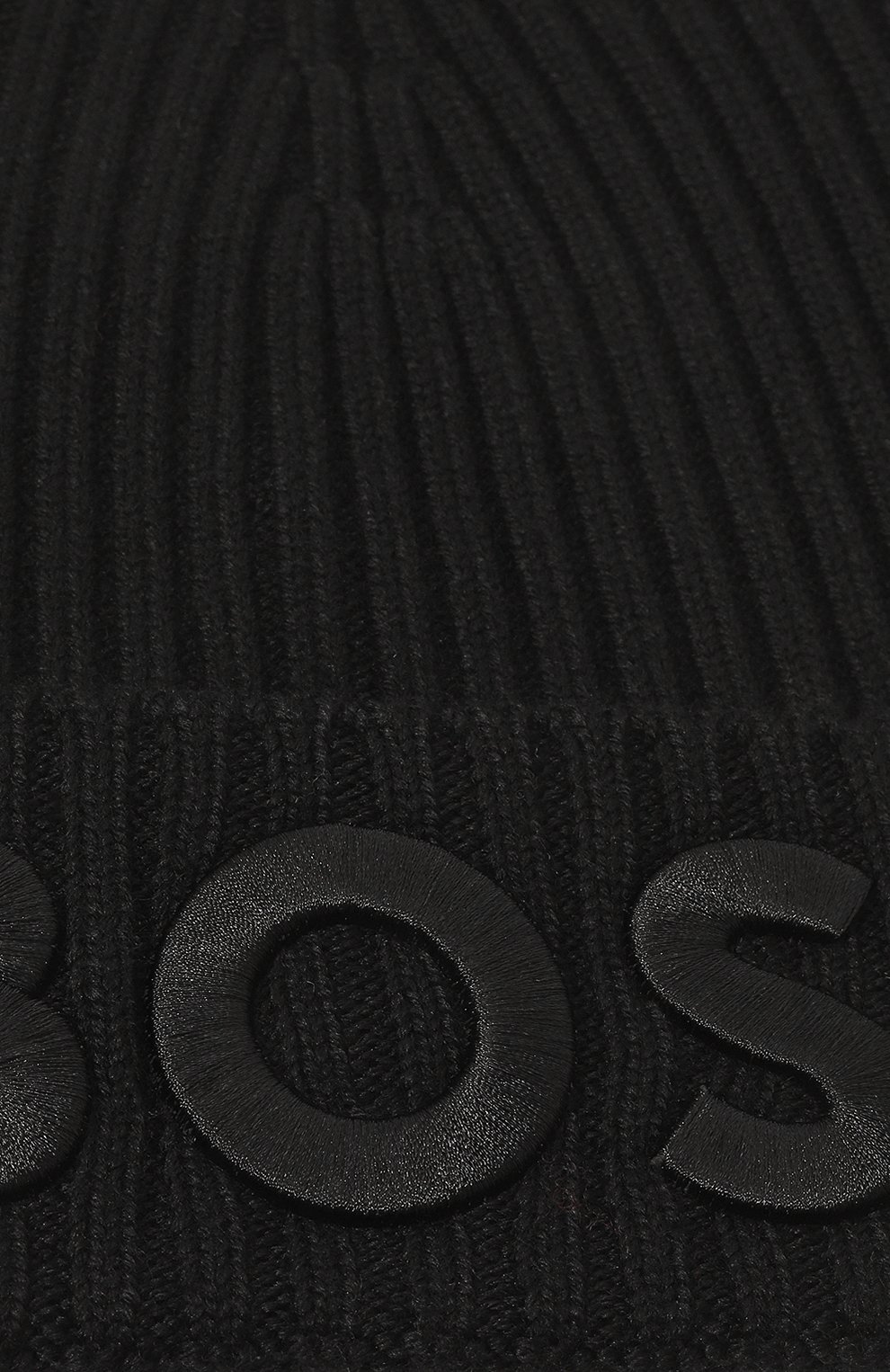 Шерстяная шапка BOSS черного цвета по цене 9560 руб., арт. 50497815, фото 3 Шерстяная шапка BOSS, арт. 50497815, фото 3