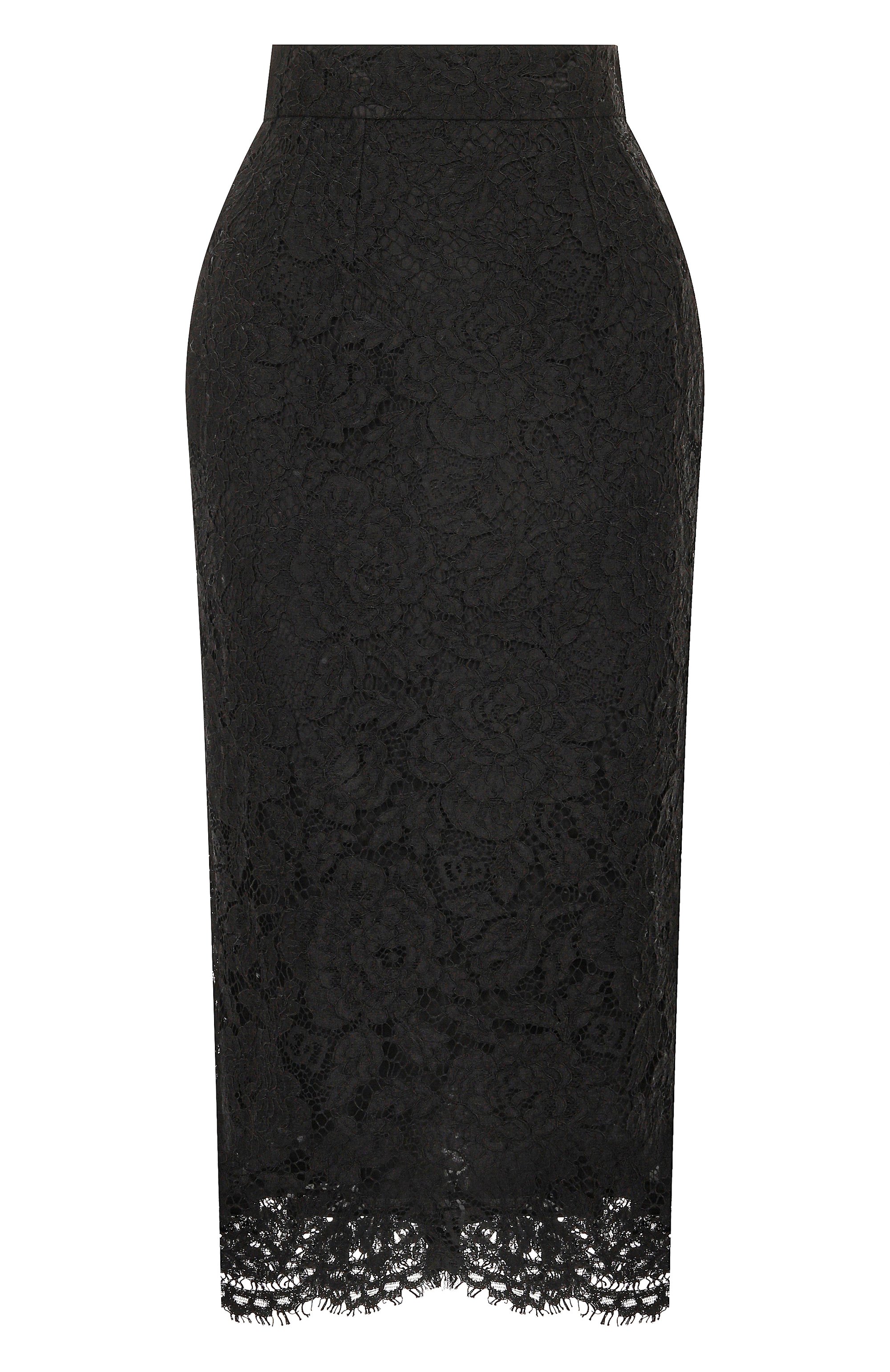 Юбка из вискозы и хлопк�а DOLCE & GABBANA, арт. F4B7IT/HLM7L, фото 1